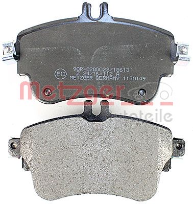METZGER 1170149 Bremsbelagsatz, Scheibenbremse